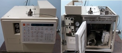 VARIAN 3400 GAS CHROMATOGRAPH, NO: 5519, PART NO: 3400, VAC: 120, HERTZ: 50/60, VA: 1440, DATE: 1/17