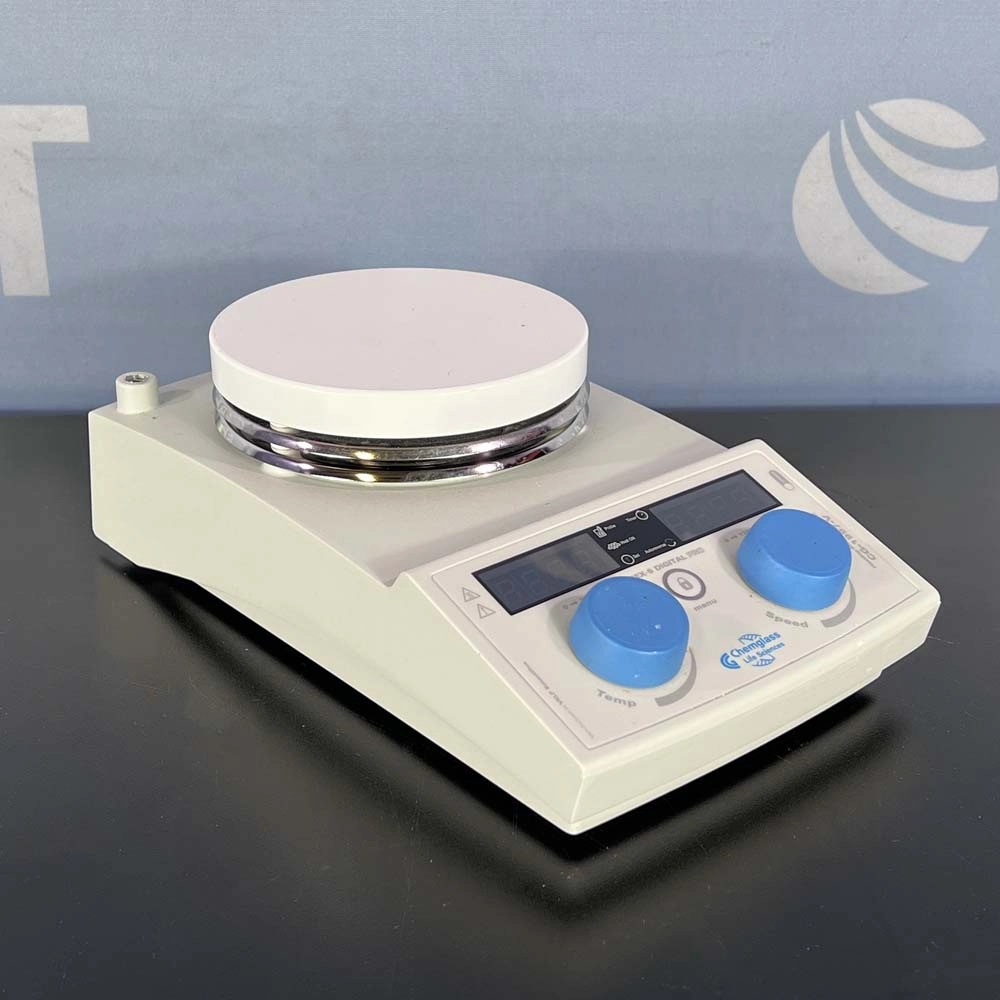 VELP Scientifica  Chemglass AREX 6 Digital Pro Heating Magnetic Stirrer, Model GC-1997-V