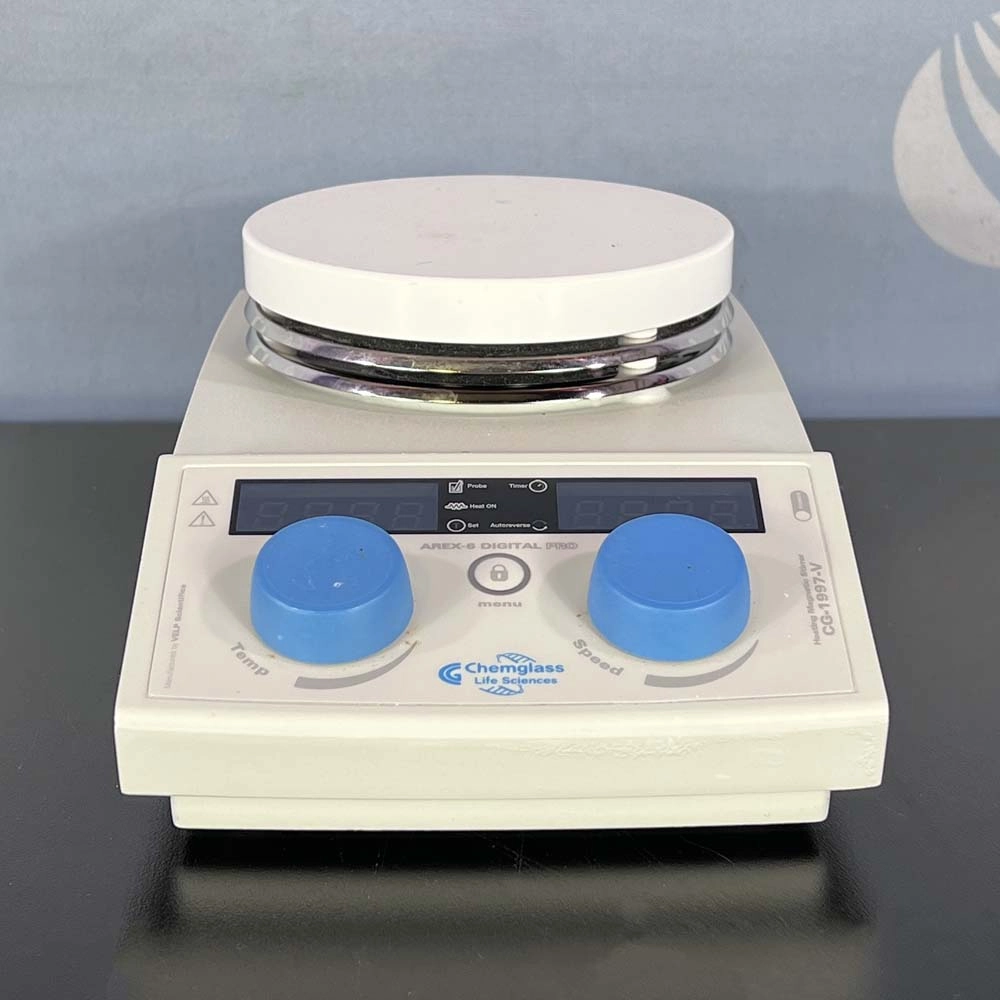 VELP Scientifica  Chemglass AREX 6 Digital Pro Heating Magnetic Stirrer, Model GC-1997-V
