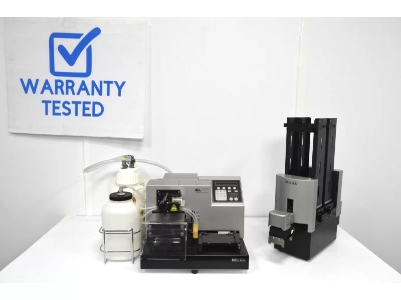 Agilent BioTek EL406 Microplate Washer Dispenser 406PSUB1 w/ BioStack 2WR Stacker
