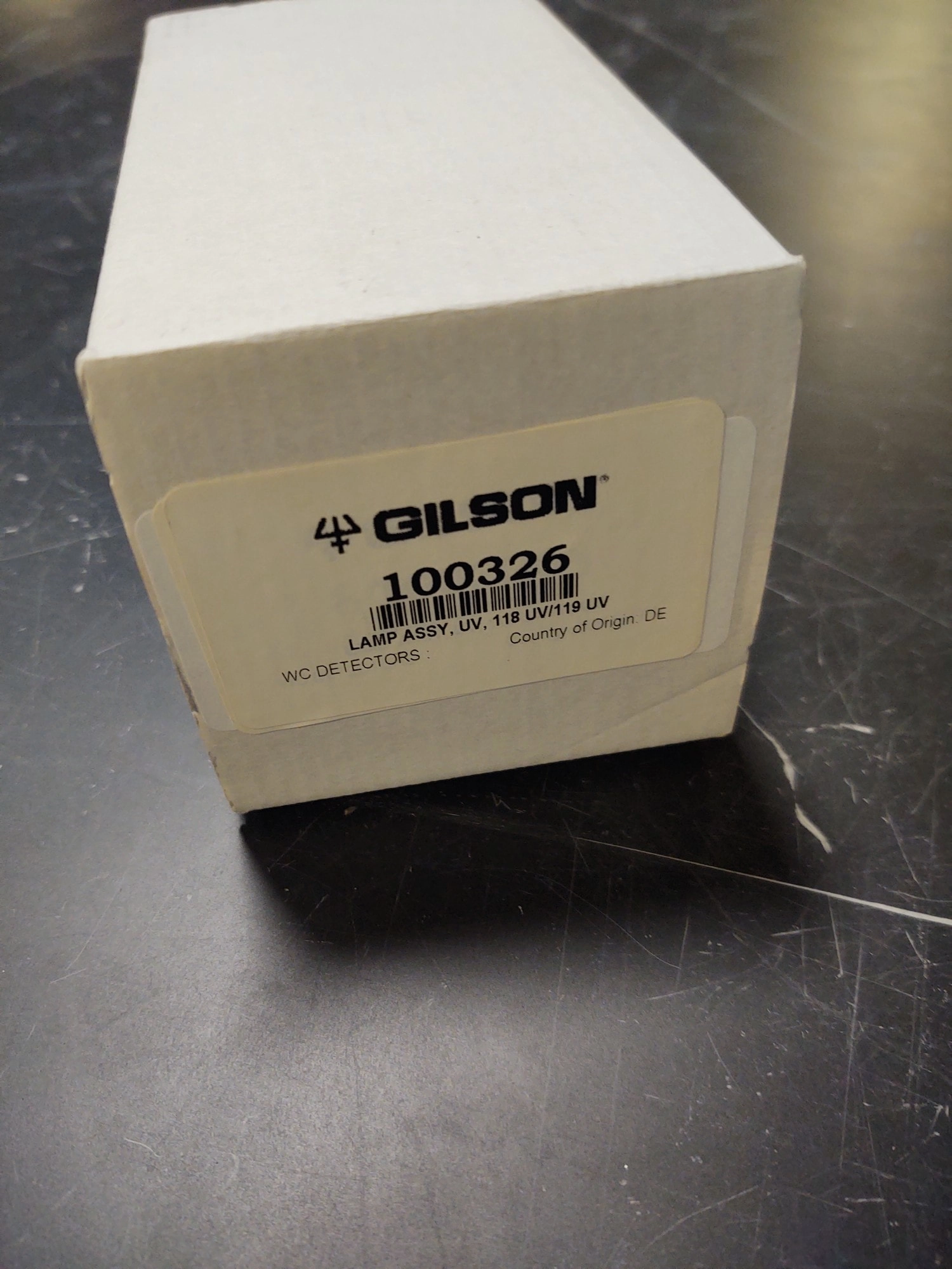 Gilson  100326 Lamp Assembly, UV 118 UV/119 UV Deuterium Lamp