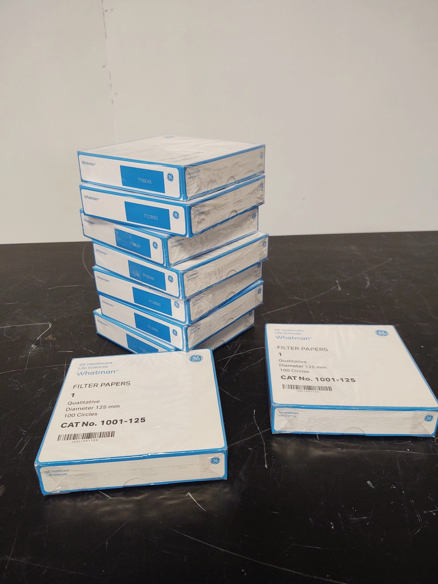 Whatman  Qualitative Filter Paper, Grade 1 Circles, Diameter 125 mm, Pack of 100, Lot of 9 Boxes