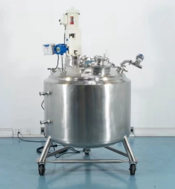 100 Gallon (400 Liter) DCI Sanitary Jacketed Reactor with Mixer