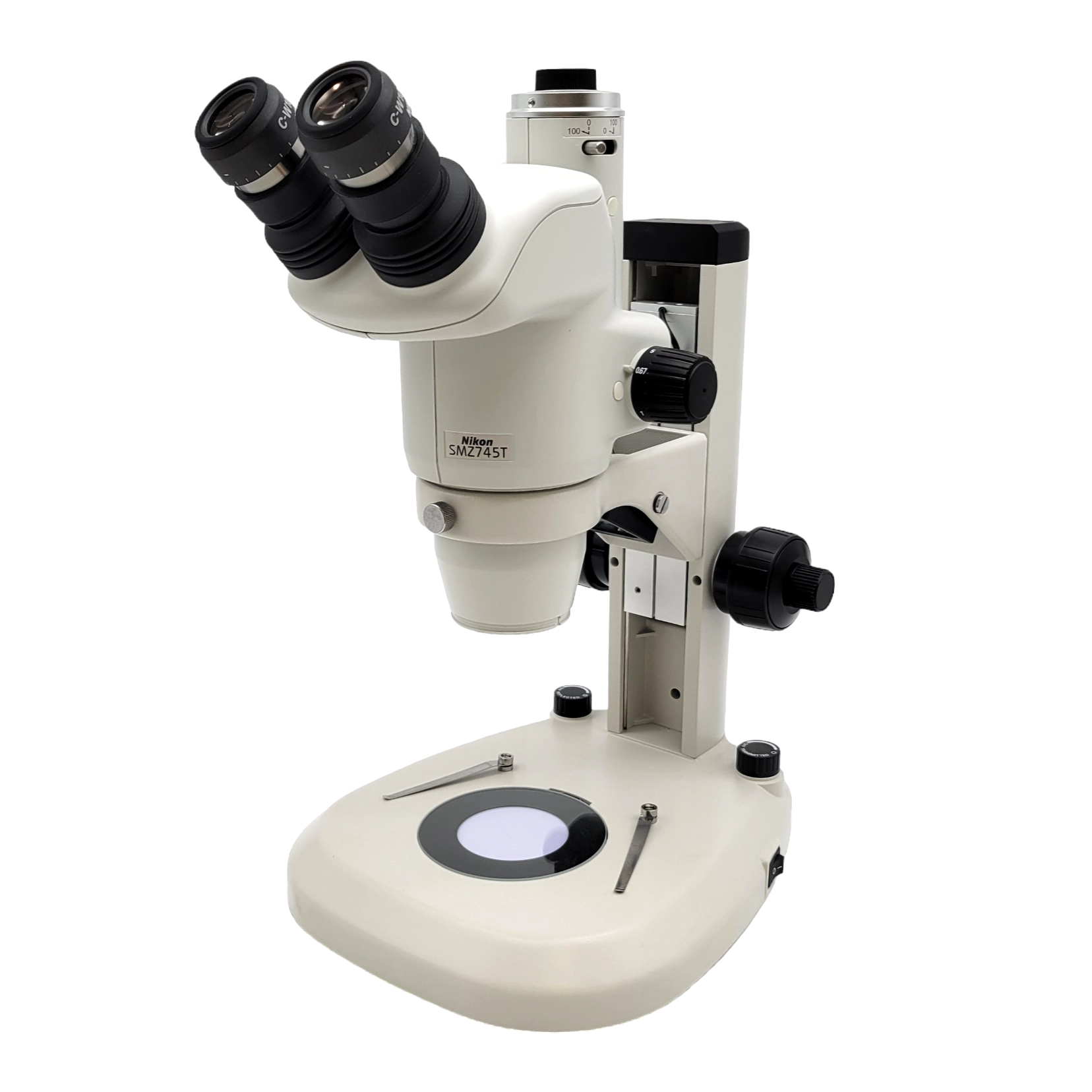 Nikon Stereo Microscope Trinocular SMZ745T with Transmitted &amp; Reflected Light Stand