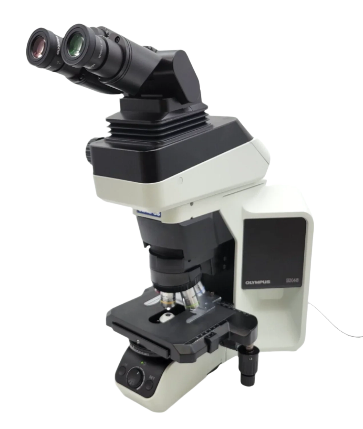 Olympus Microscope BX46 LED with Tilting Lift Ergo Head &amp; 2x for Pathology/Mohs