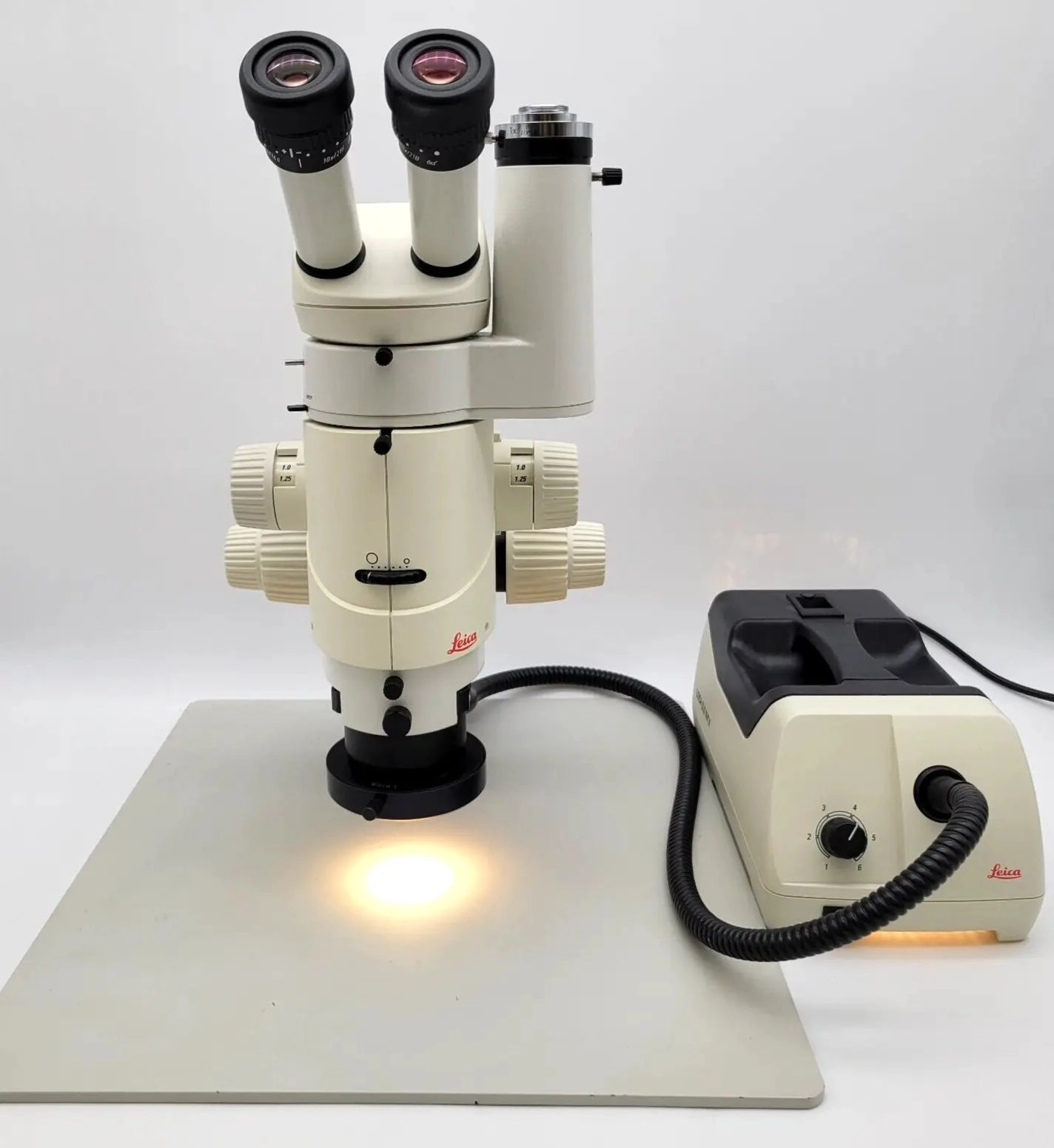Leica Stereo Microscope MZ16 with Planapo 1.0x, Revolving Nosepiece, &amp; Phototube