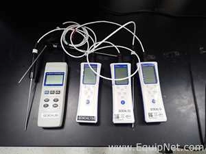 Lot of 4 Thermometers with Probes