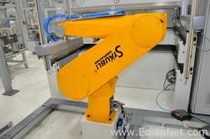 Lot 97 Listing# 875275 Staubli RX160 6 Axis Articulating Arm Robot with Controller and Teach Pendent Programmer