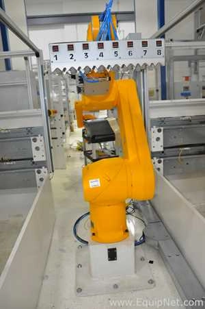 Lot 95 Listing# 875448 Staubli RX160 6 Axis Articulating Arm Robot with Controller and Teach Pendent Programmer