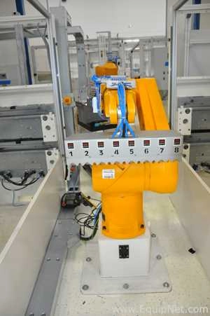 Lot 92 Listing# 875449 Staubli RX160 6 Axis Articulating Arm Robot with Controller and Teach Pendent Programmer