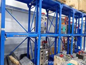 Lot 129 Listing# 875300 Racking Equipment Division Dual Layer Storage System with Sliding Platforms
