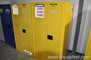 Lot 262 Listing# 872834 Lot Of 2 One 896020 and One 896000 Both 60 Gallon Flammable Storage Cabinet