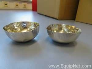 LOT of 2 Platinum Crucibles 31,50g and 32,80g