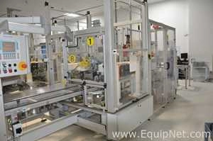 Gambro Custom Labeling and Capping Machine For Dialysis Filtration Units With Herma Labeler