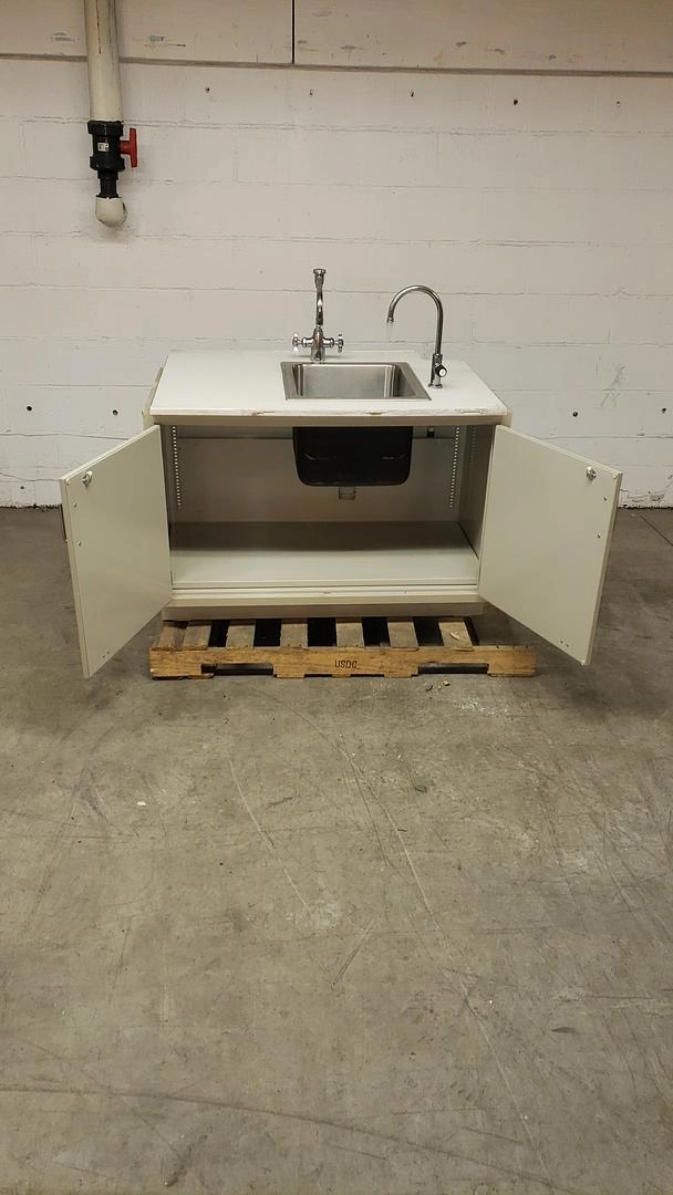 42" Jameston White Epoxy Sink Bundle(S6LLST7313)