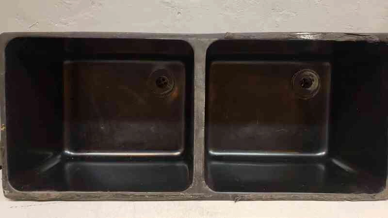 38" Double Basin Epoxy Lab Sink Module