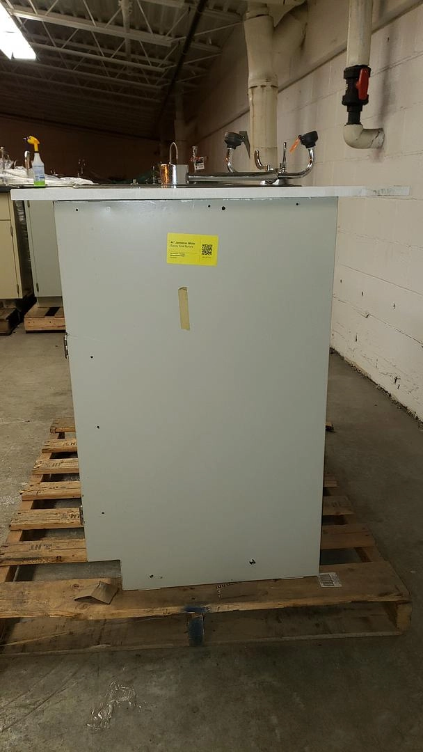 44" Jameston White Epoxy Sink Bundle(S6LLST7312)