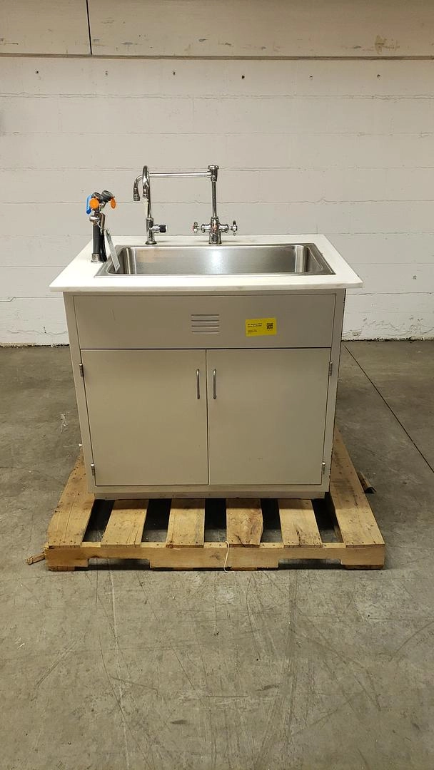 38" Jameston White Epoxy Sink Bundle S6LLST7300(S6LLST7300)