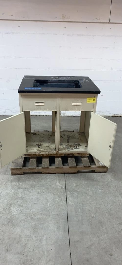 36" Kewaunee Black Epoxy Sink Bundle(S6LLST7138)