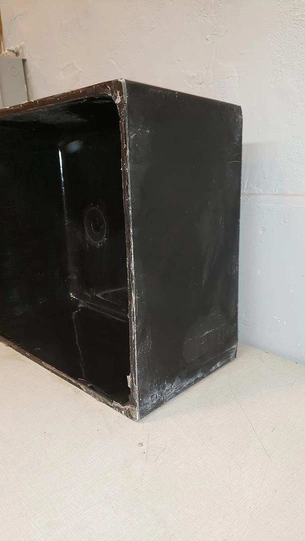 22x19x11 Black Epoxy Sink Basin(S6LLST8619)