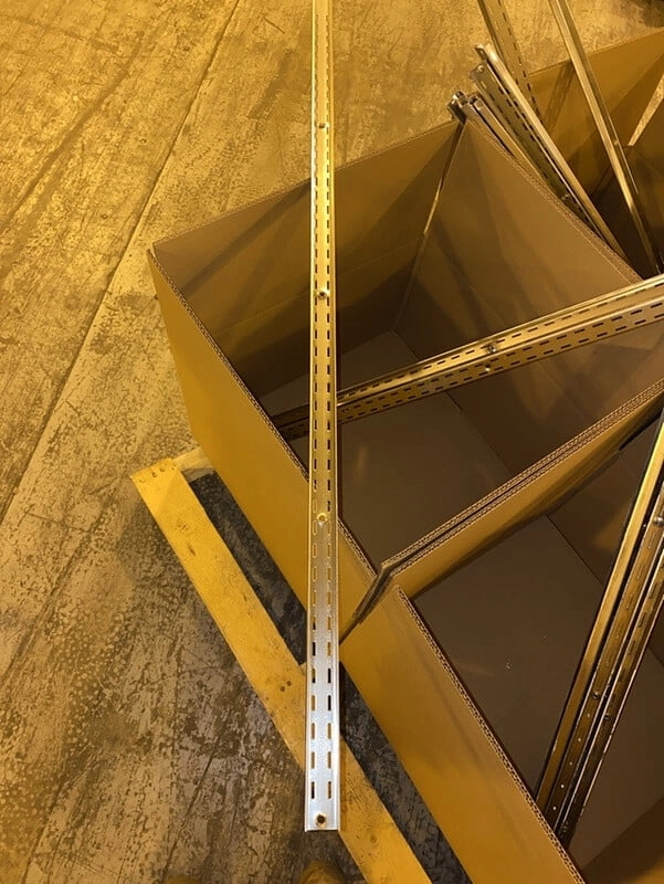48" Vertical mounting bracket double sided for Lab Shelving