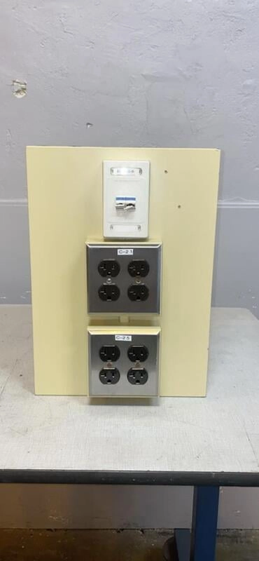 Lab Reagent Shelf Post with Plugs