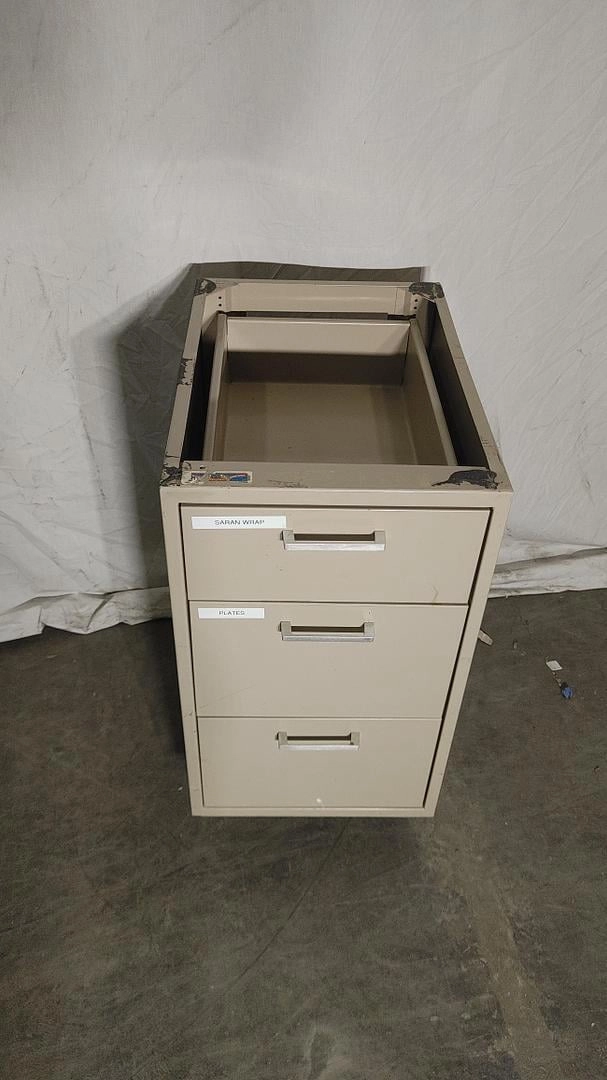 Used 15" St Charles 3 Drawer Sitting Height