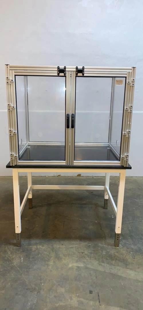 Used 4' Tabletop Small Glass Fume Hood Enclosure