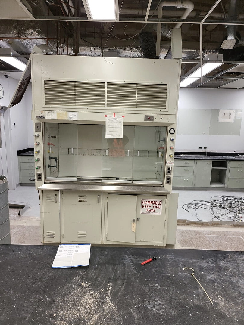 6' DuraLab Chemical Fume Hood 2-Way Sash &amp; Bench