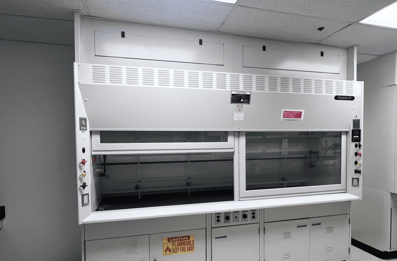 Used 10' Kewaunnee SafeAire Chemical Fume Hoods (101375)