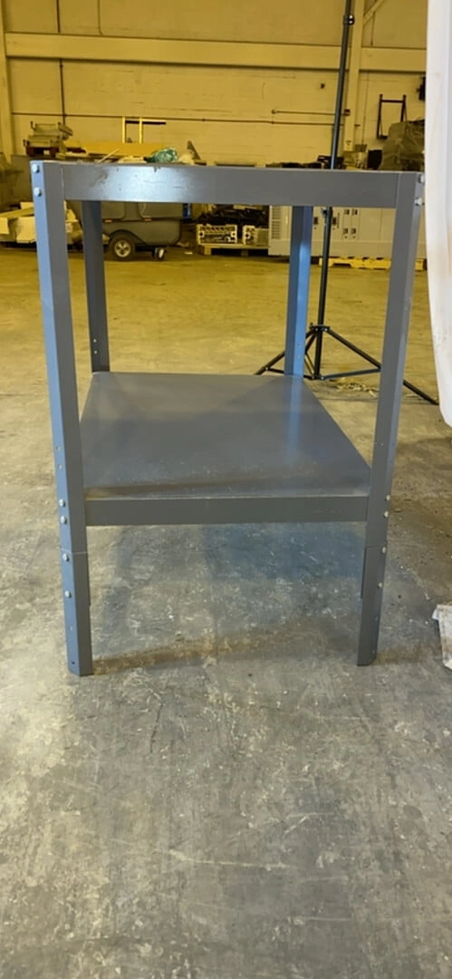 Used 3'x2'x3' Compact Metal Uline Shipping Table