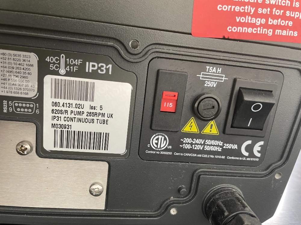 Watson Marlow 620S Peristaltic Pump