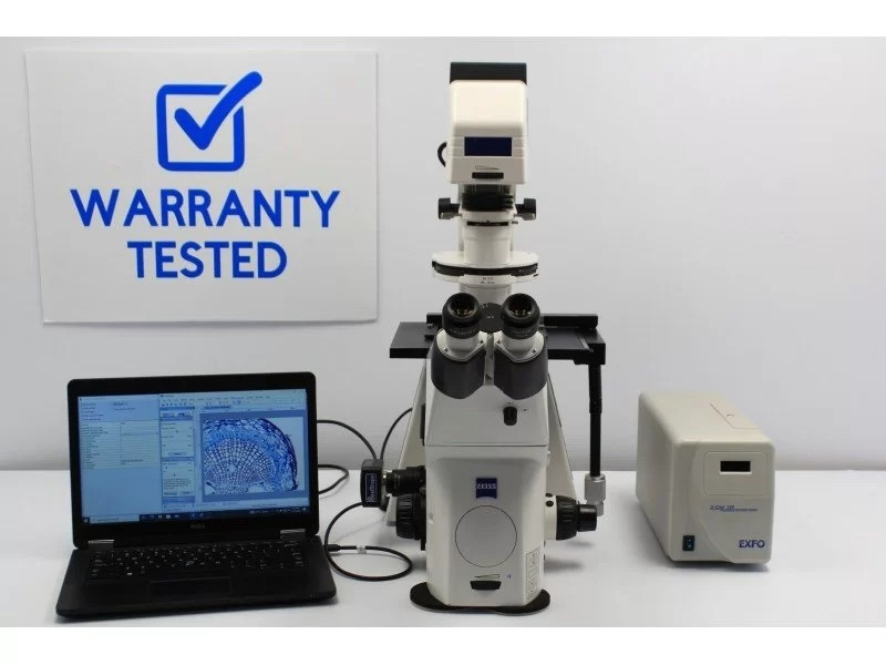 Zeiss Observer D1 Inverted Fluorescence Microscope (New Filters) Pred to Zeiss Observer 5