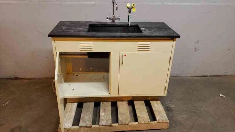 Kewaunee 54" Sink Casework Bundle with Faucet &amp; Eyewash (SKU: 5453AA)