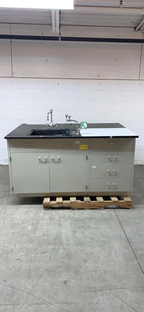 67x48" St Charles Casework Sink w/ Faucet Eyewash Counter Top(S6LLST7111)