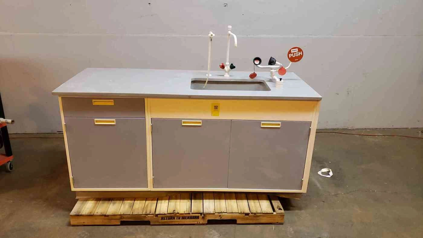 Fisher Hamilton 6' Sink Bundle Lab Casework w/ Fixtures (SKU: 2930AA)(2930AA)