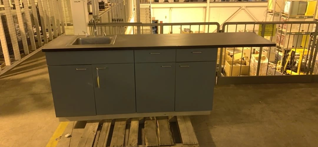 8" Lab Casework Laminate w/ Epoxy Top &amp; Stainless Sink(S6LLST0522)