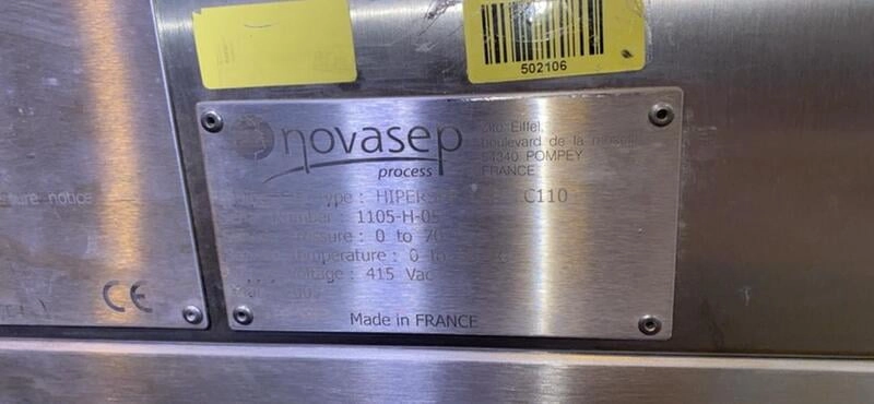 Novasep Stainless Steel Rolling Lab Cart w/ Pumps