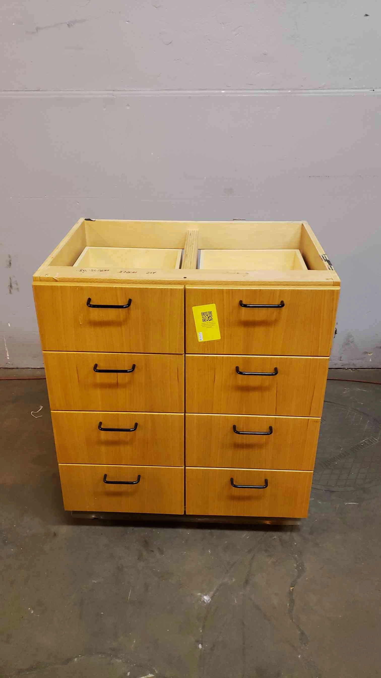 30" Wooden Jamestown Casework W/ 8 Drawers (SKU: 3946AA)(3946AA)