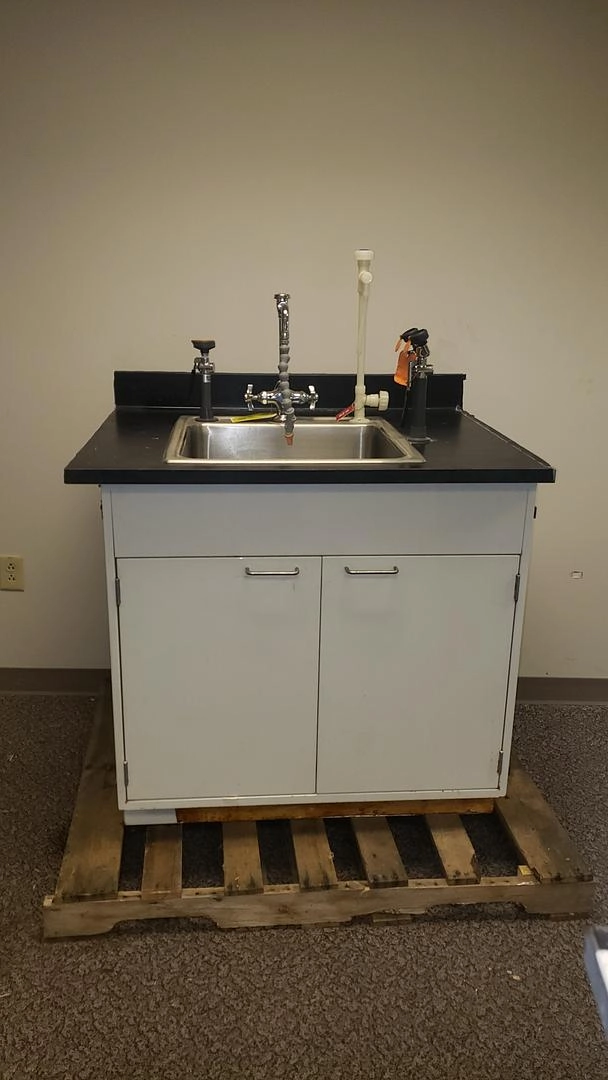 39x30x41 Jamestown Sink Cabinet Casework Eyewash Faucets(S6LLST2164)