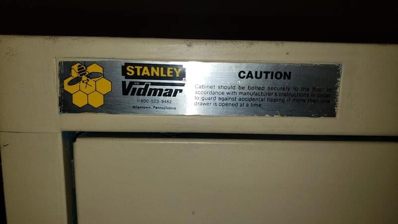 STANLEY Vidmar 1 Door Storage Cabinet