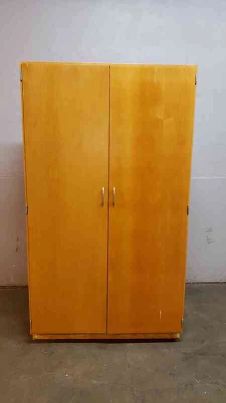 Kewaunee Solid Wood Lab Storage Cabinet 48x22x84 (SKU: 3997AA)