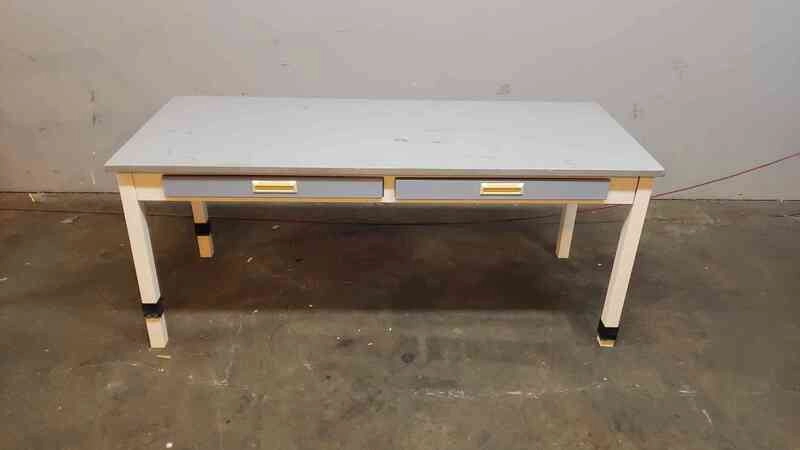 Fisher Hamilton 6' Table W/ 2 Drawers Chem Resistant Top