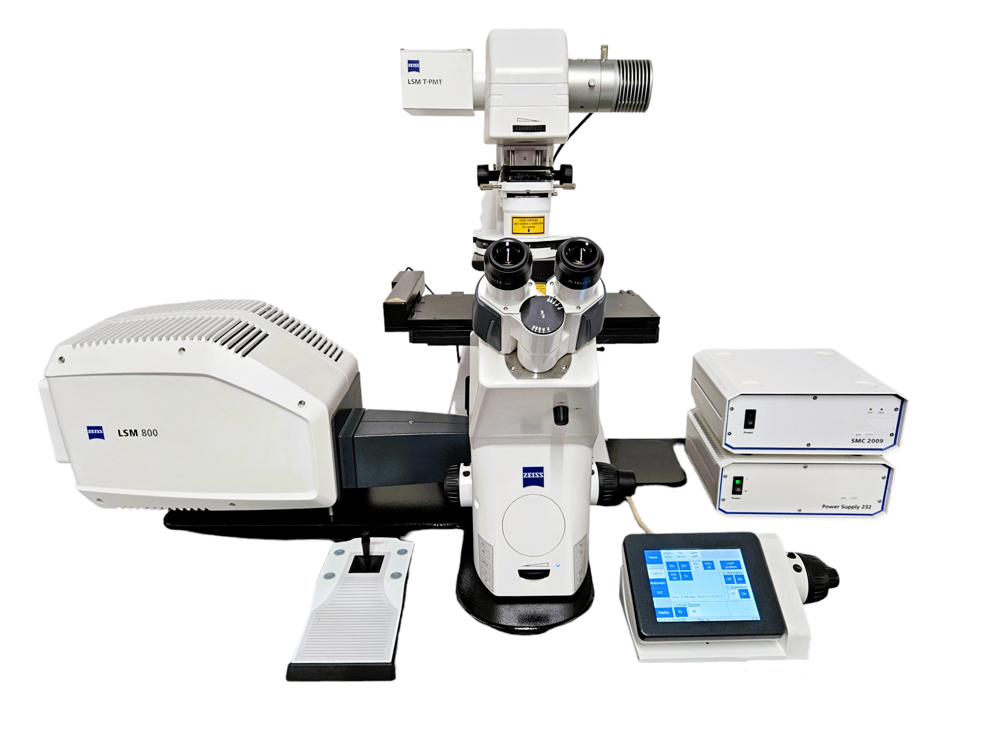 Zeiss LSM 800 Confocal w/ Axio Observer 7 Inverted Phase Contrast Motorized Fluorescence Trinocular w/ Definite Focus Microscope