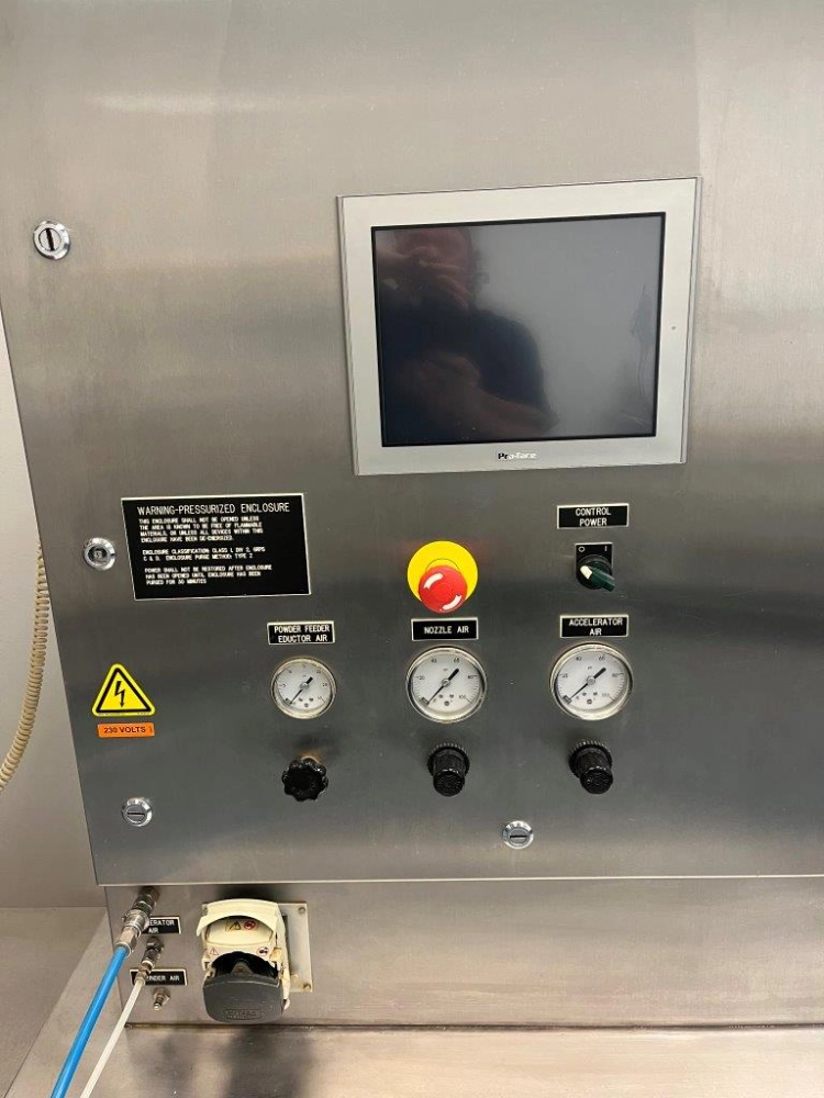 Vector Fluid Bed VFC3 FLOCOATER System with HOT MELT & GXR35 Rotor