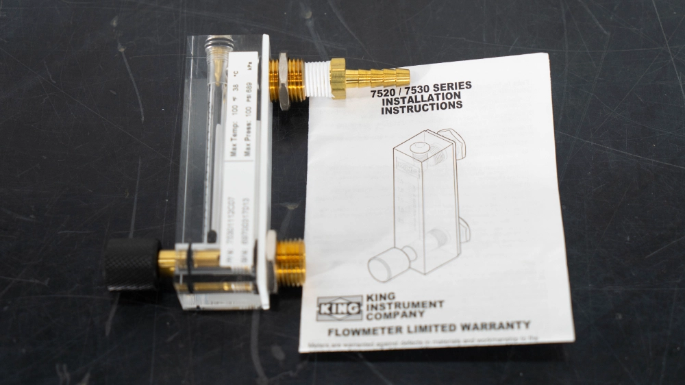 Plastic Desiccator w/ Flow Meter