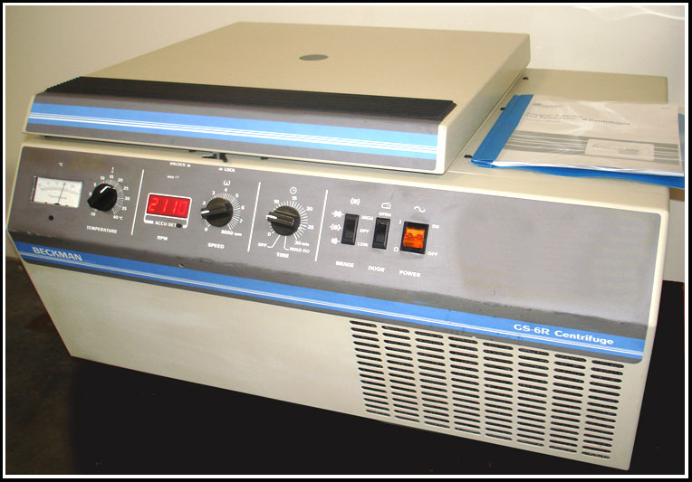 Beckman GS-6R Refrigerated Centrifuge Microplate w WARRANTY 