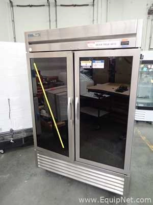 Lot 105 Listing# 977024 True TSD-47G-HC-FGD01 Double Glass Door Refrigerator