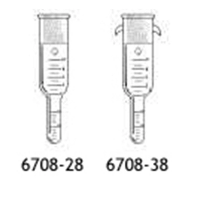 Ace Glass Receiver, Kuderna-Danish, 10ml, 19/22, Hooks, 0.1ml First 1ml, 1ml Thereafter 6708-38