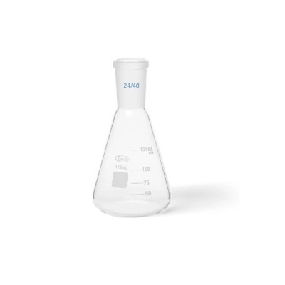 United Scientific 125 mL Erlenmeyer Flasks, With Joint Pack of 2 UNJTERFL125